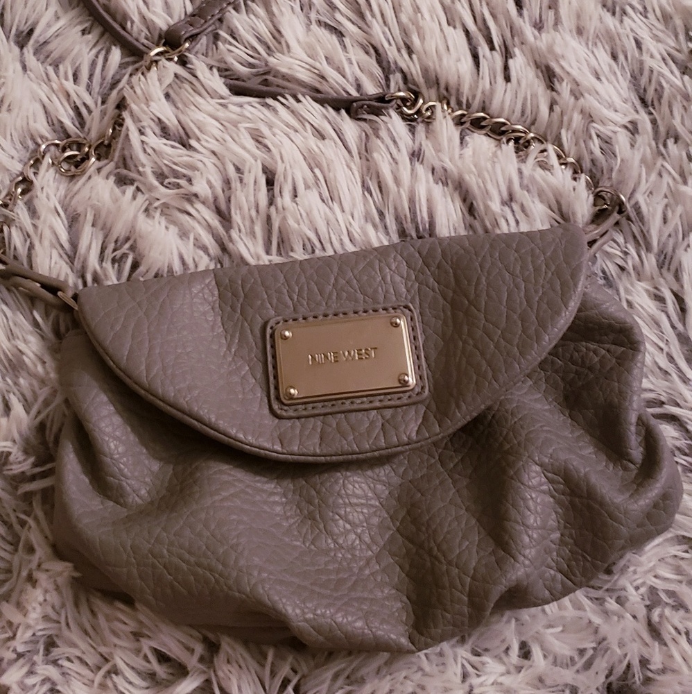 Mini Gray Crossbody/Clutch
